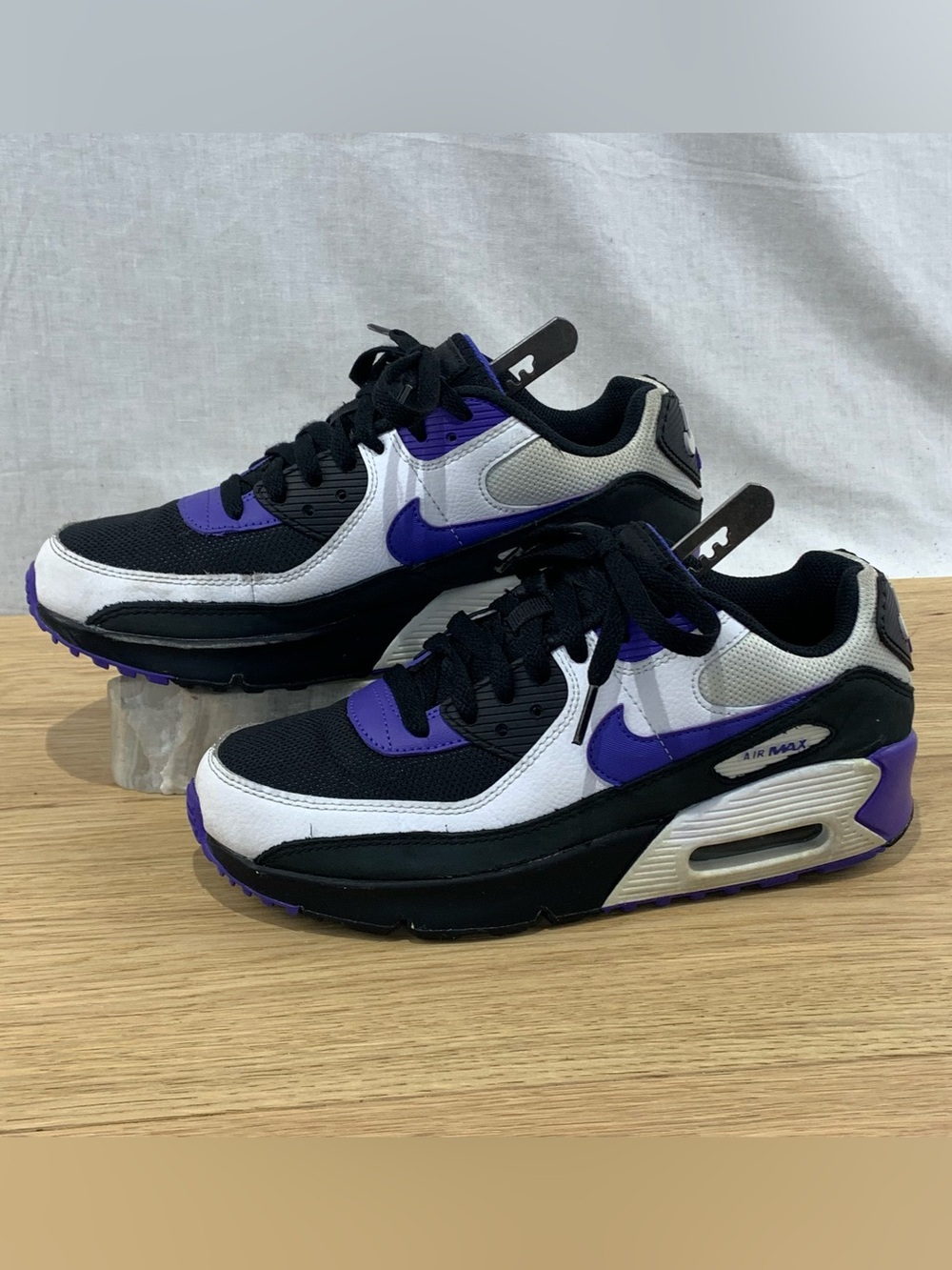 Nike Air Max 90 Persian Violet Black White Purple DB0625-001 Shoe Women’s Sz 7.5